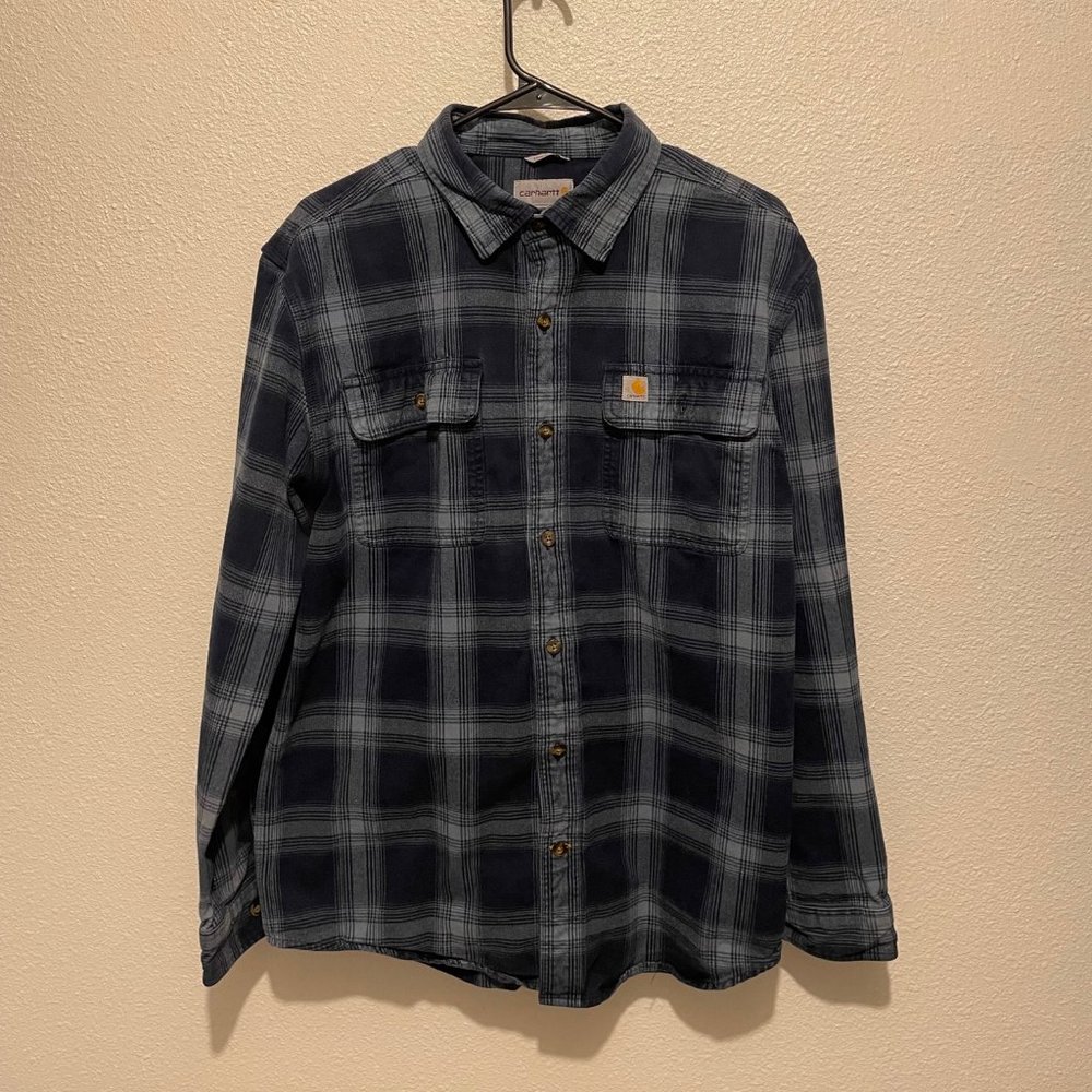 Carhartt Men's Original Fit Flannel Long-Sleeve Shirt Size M